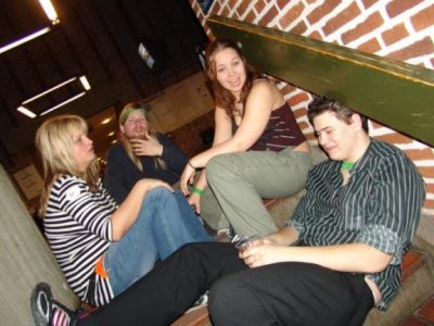 Martin, Rene, Bodil og Stella mens alle er vågne
