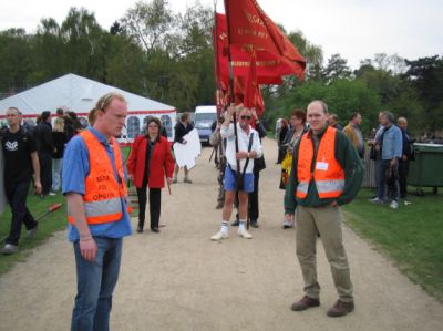 Lean og Ruben klar til faneindmarch
