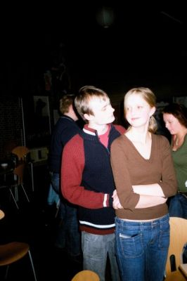 Morten og Katrine før de forsøgte at snige sig ind i PG lokalet
