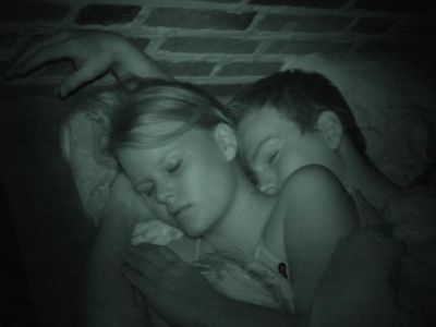 De første er kommet i seng...
