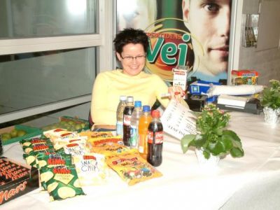 Anja var ankommet også overtaget kiosken
