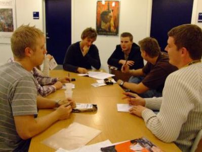 og et kig ind i næste gruppe
