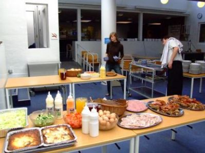 Så er frokosten ved at være klar
