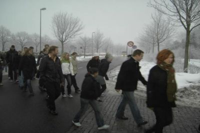 Lørdag morgen: Så er det tid til morgen gåtur
