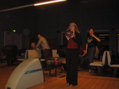 Anne er også klar med kuglen
