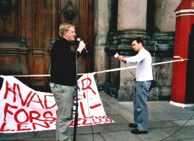 Kristian Madsen fra DSU talte også
