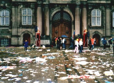 Og næsten alle er gået hjem...

