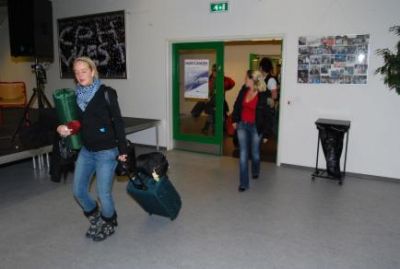 Så er det endelig blevet tid til at indtage sovelokalerne
