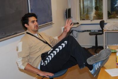 Shawn tager også søndagens program afslappet
