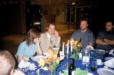 Her Hr. Kaufmann sammen med vagterne (hvorfor mon??)
