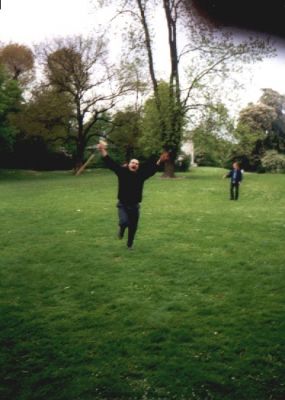 Dagens vinder - Pandersen - jubler over sejren
