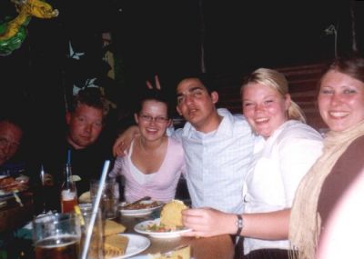 Thor, Anja, Shawn,  Karina og Stinna er glade
