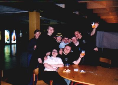 De sidste vågne deltagere klokken ged, lørdag morgen
