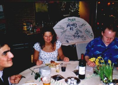 Louise Larsen og Lean fik også lidt at spise
