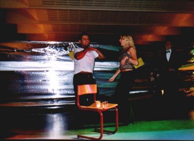 Så er vinderen ved at gøre klar til body tequilla
