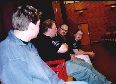 PG'erne er klar bagerst i salen
