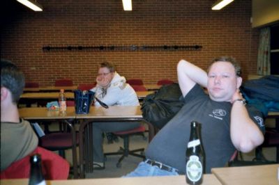 Så er vi ankommet, og Steen V har fundet en pils
