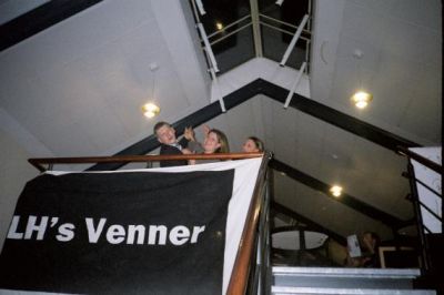 Dixen og Præsidenten styrer loungen
