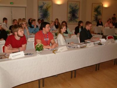 Et kig ud over deltagerne, her med region 2 forrest
