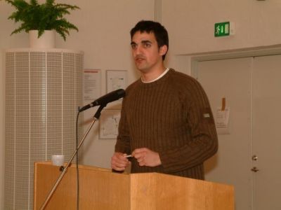 Sek-leder Shawn har også fået lov til at komme på talerstolen og sige ord
