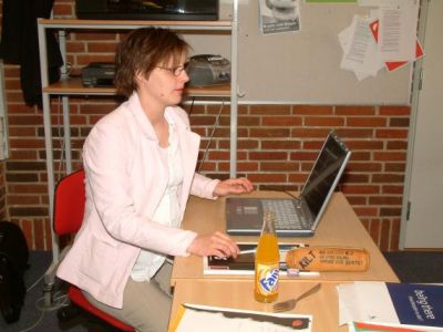 Karina tager referat for Karina...
