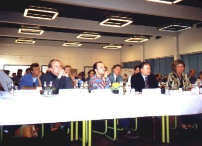 Gæstebordet med blandt andet Anders Grønbæk og Per Lykke
