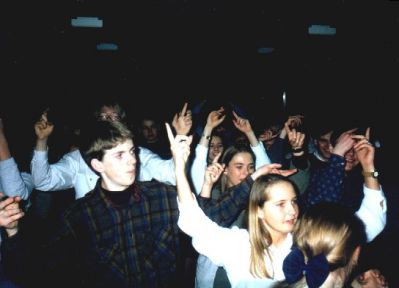 Så er vi på dansegulvet
