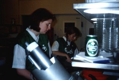 Carlsberg har sponseret køkkenet til mødet
