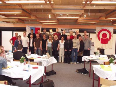 Så er det søndag og her den nyvalgte hovedbestyrelse sammen med regionsformændene
