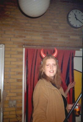 Helene er klar til fest...
