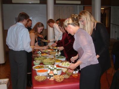 Så er vi klar med maden
