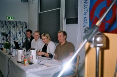 Hygge ved dirigentbordet
