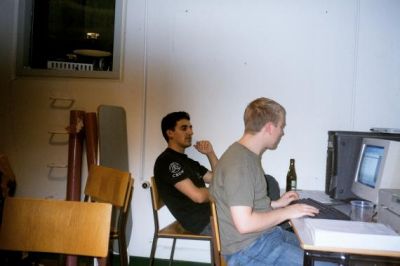 Imens Repnews redaktionen er i gang med det første nummer
