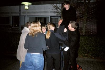 Her bliver der bygget pyramider
