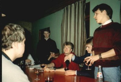 Rødvinsmødet med: Nicolaj Lindtner, Flemming Larsen, Per Loft og Johnny Tang
