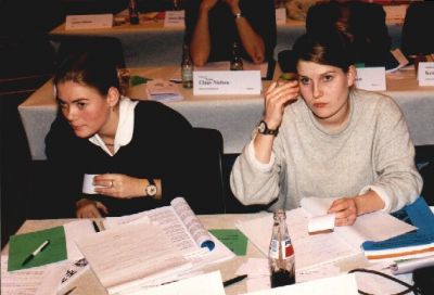 Og den anden halvdel af FU: Malene Mikkelsen og Karin Dinsen
