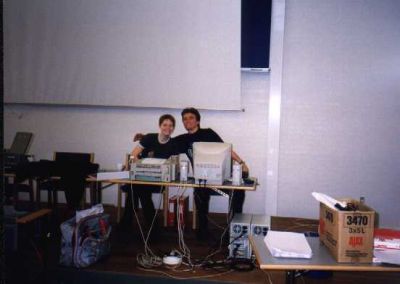 Vel ankommet til Horsens, Gunhild og Allan har travlt
