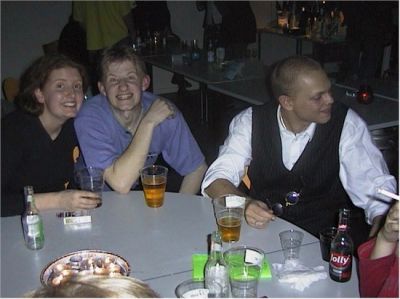 Helene og Erling "smiler" til fotografen...
