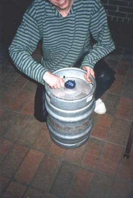 Klokken 21.59 - David indvier Skanderborgs første sne
