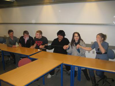 også i klassen skal man være bundet sammen
